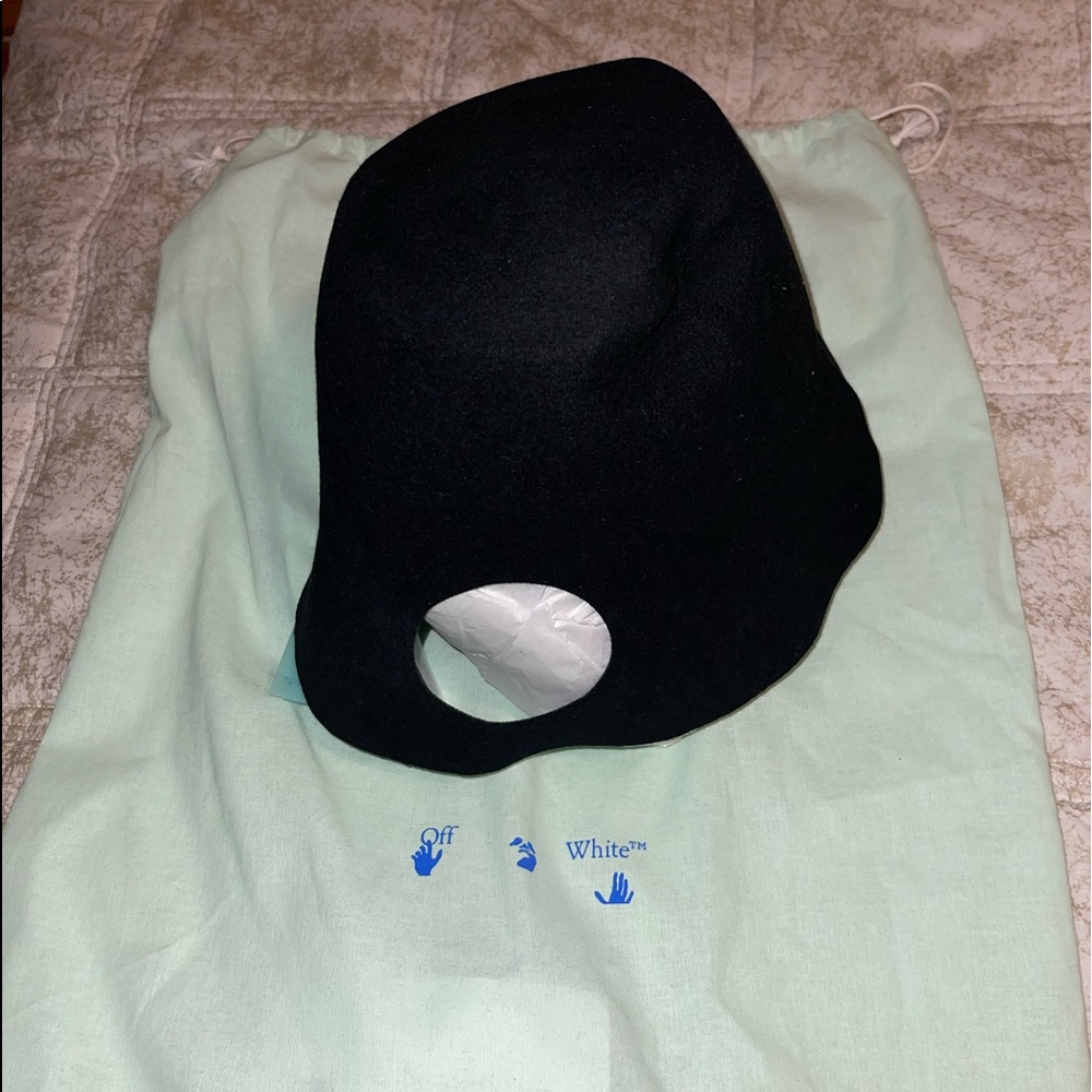 Off - white women Hat . Huge and funky